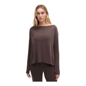 lululemon athletica Chocolate Brown Blouse